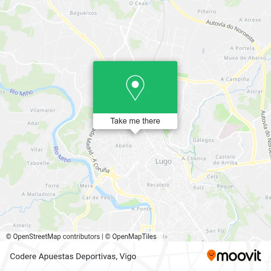 Codere Apuestas Deportivas map