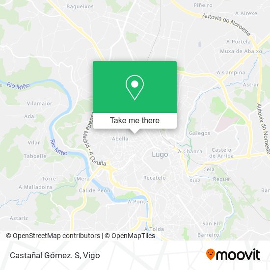 Castañal Gómez. S map