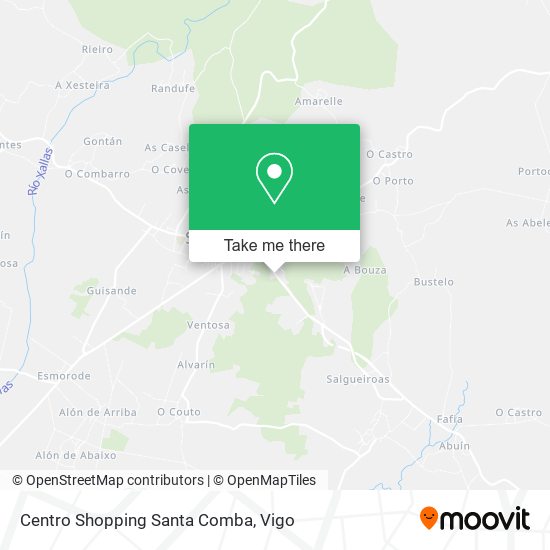 Centro Shopping Santa Comba map