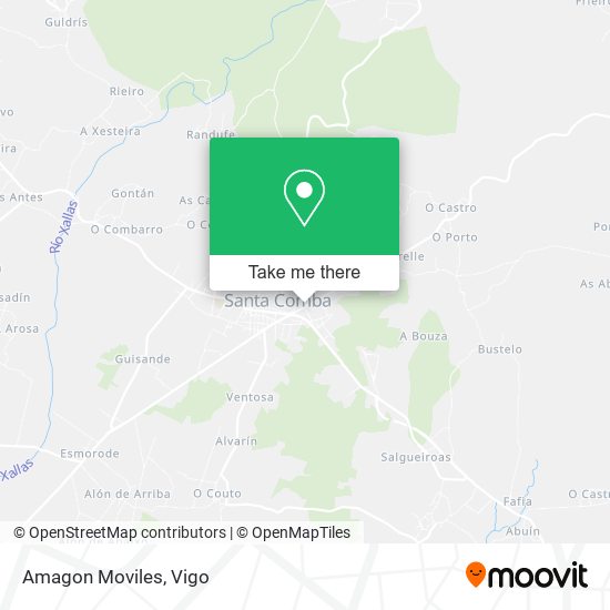 Amagon Moviles map