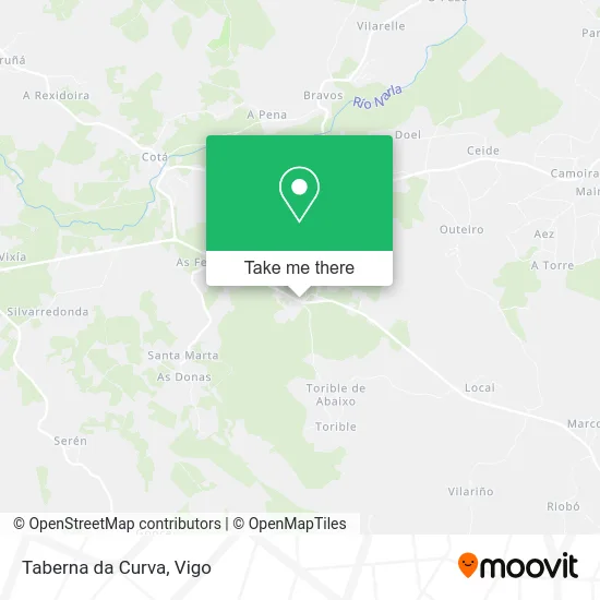 Taberna da Curva map