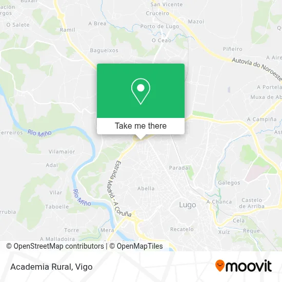 Academia Rural map