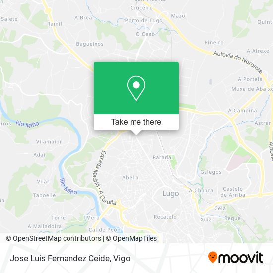 Jose Luis Fernandez Ceide map