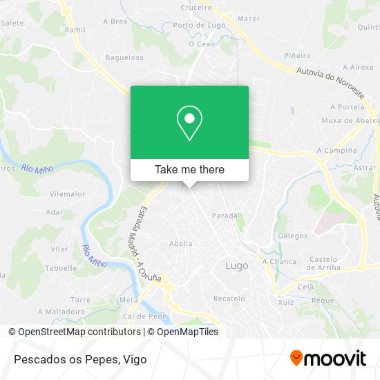 Pescados os Pepes map