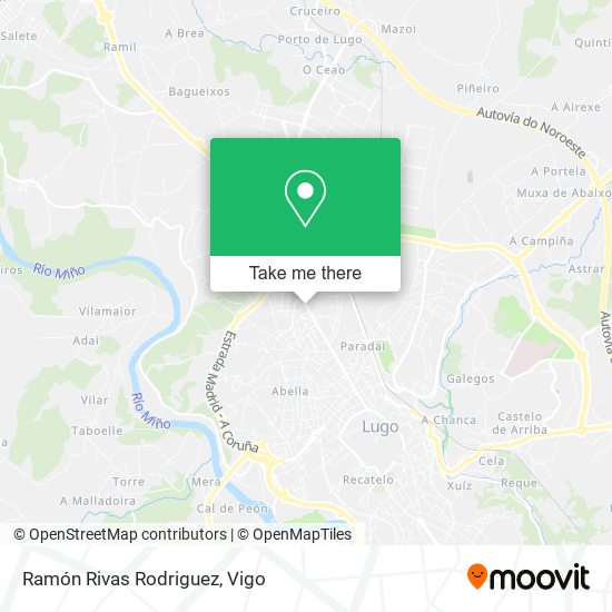 Ramón Rivas Rodriguez map