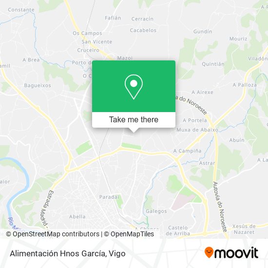Alimentación Hnos García map