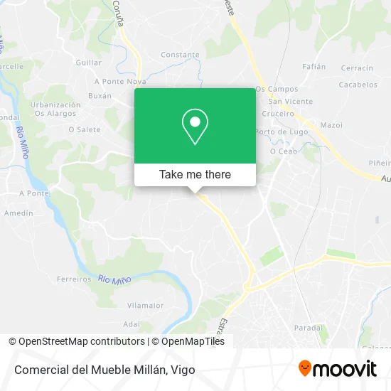 Comercial del Mueble Millán map
