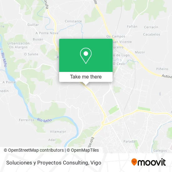 Soluciones y Proyectos Consulting map