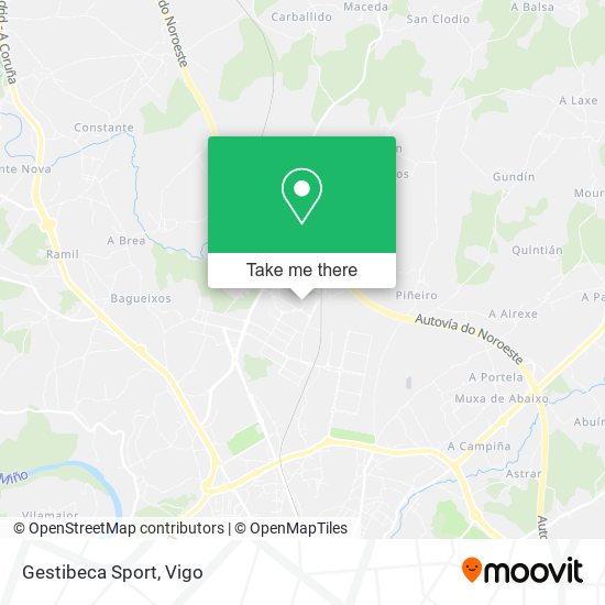 Gestibeca Sport map