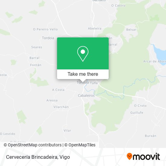 Cervecería Brincadeira map