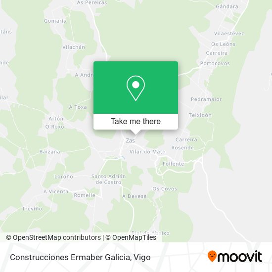 Construcciones Ermaber Galicia map