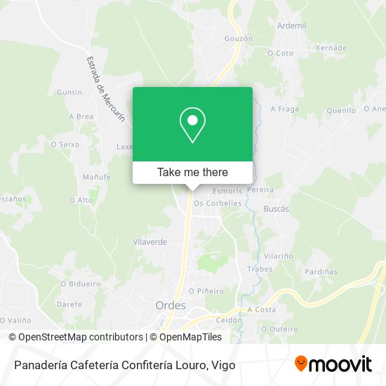 Panadería Cafetería Confitería Louro map