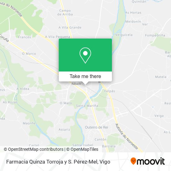 Farmacia Quinza Torroja y S. Pérez-Mel map