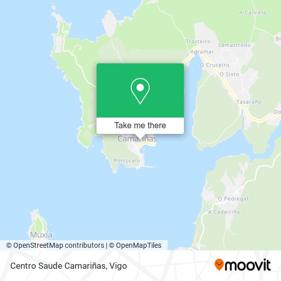 Centro Saude Camariñas map