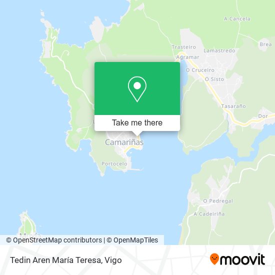 Tedin Aren María Teresa map
