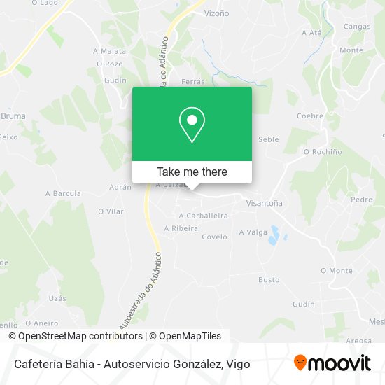 Cafetería Bahía - Autoservicio González map