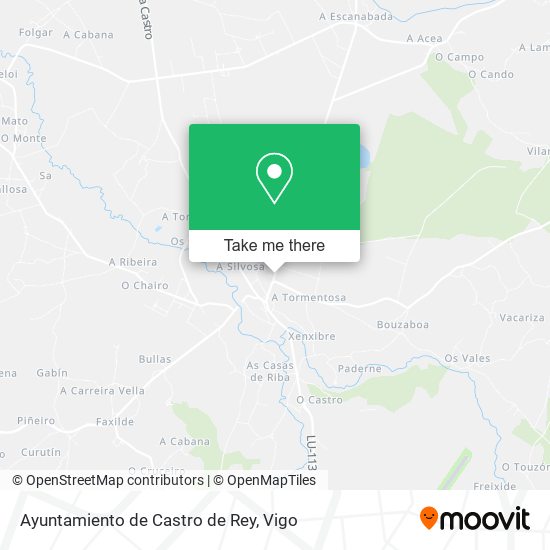 Ayuntamiento de Castro de Rey map