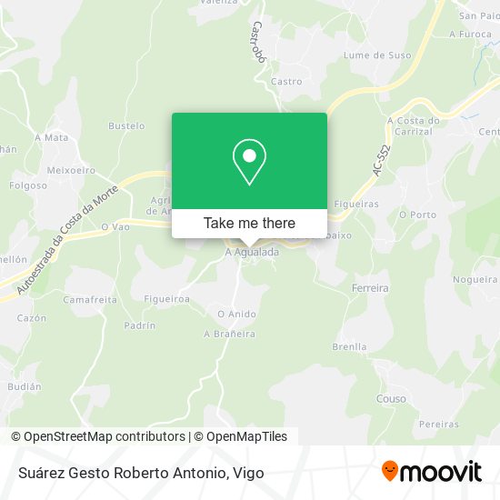 Suárez Gesto Roberto Antonio map
