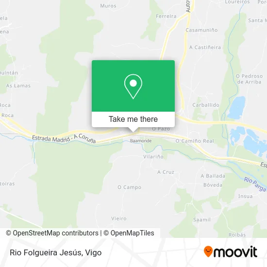 Rio Folgueira Jesús map