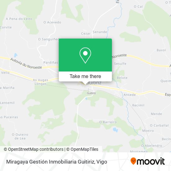 Miragaya Gestión Inmobiliaria Guitiriz map