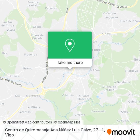 Centro de Quiromasaje Ana Núñez Luis Calvo, 27 - 1 map