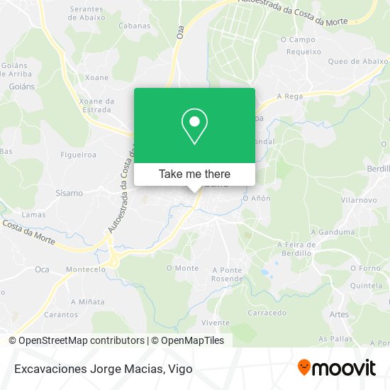 Excavaciones Jorge Macias map