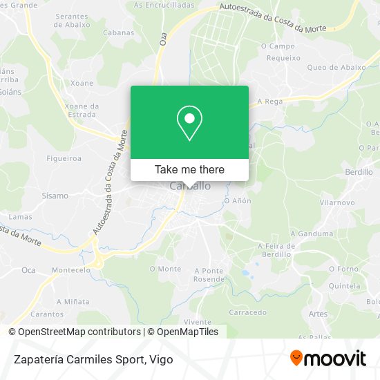 Zapatería Carmiles Sport map