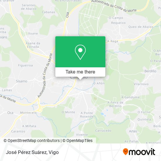 José Pérez Suárez map