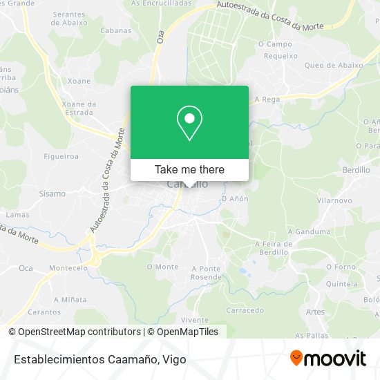 Establecimientos Caamaño map
