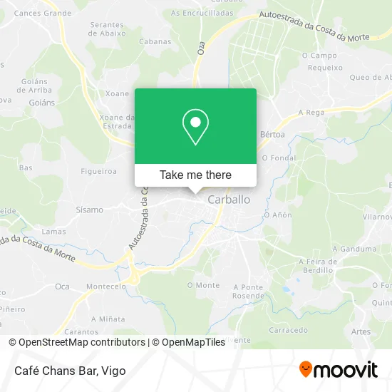 Café Chans Bar map