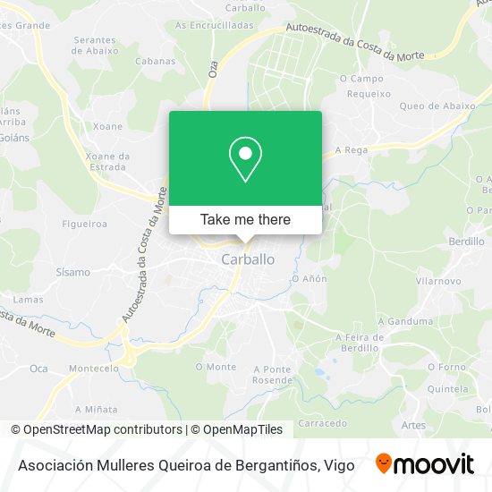 Asociación Mulleres Queiroa de Bergantiños map