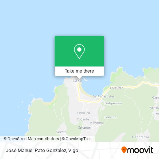 José Manuel Pato Gonzalez map