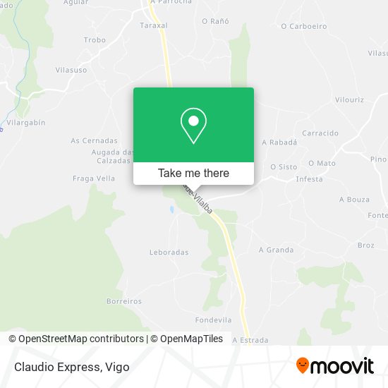 Claudio Express map