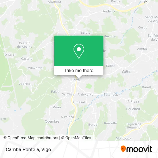 Camba Ponte a map