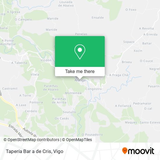 Tapería Bar a de Cris map