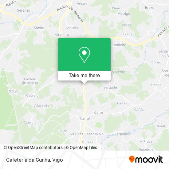 Cafetería da Cunha map