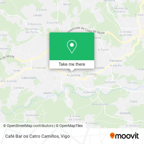 Café Bar os Catro Camiños map