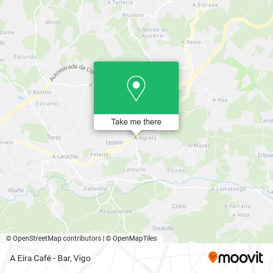 A Eíra Café - Bar map