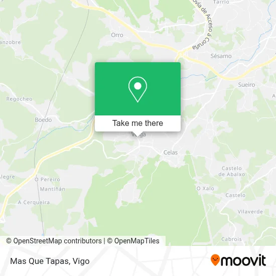 Mas Que Tapas map