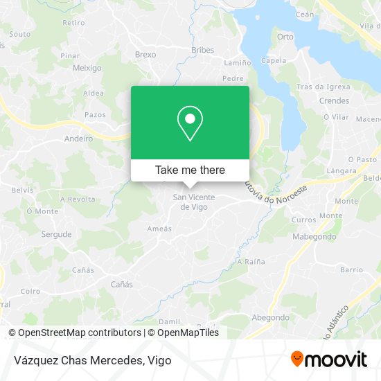 Vázquez Chas Mercedes map