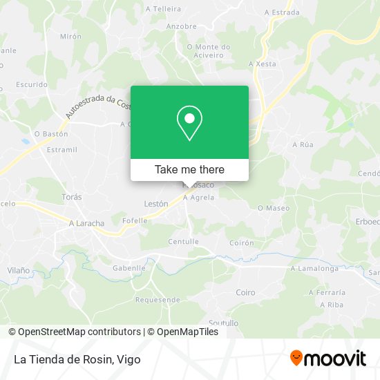 La Tienda de Rosin map