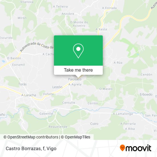 Castro Borrazas, f map