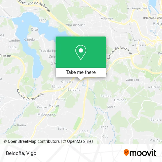 Beldoña map