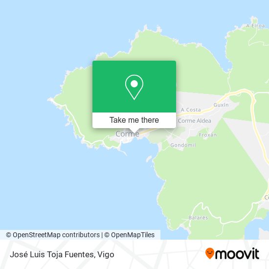 José Luis Toja Fuentes map