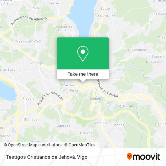 Testigos Cristianos de Jehová map