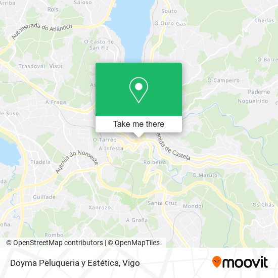 Doyma Peluqueria y Estética map
