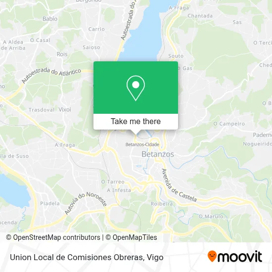 Union Local de Comisiones Obreras map