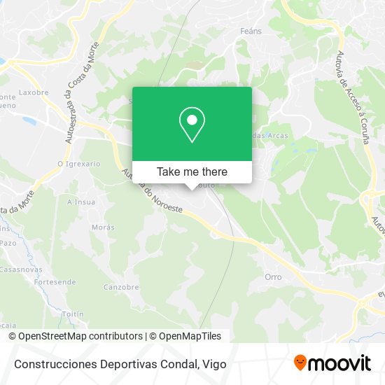 mapa Construcciones Deportivas Condal