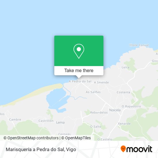 Marisquería a Pedra do Sal map