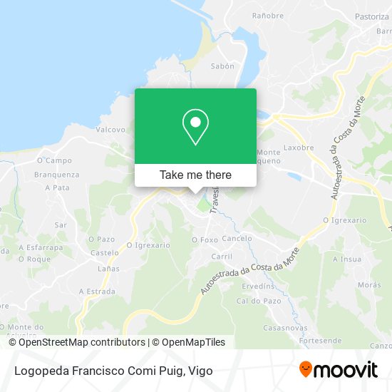 Logopeda Francisco Comi Puig map